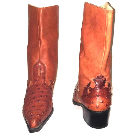 LA BARCA GENUINE  LEATHER BOOTS SHOES SIZE 6 US - Picture 2 of 7